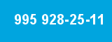 995 928-25-11 995 928-25-11